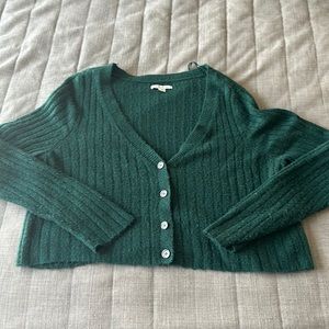 American Eagle Green Cardigan